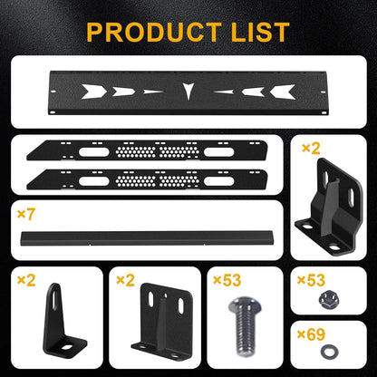 Heavy Duty Aluminum Roof Rack Cargo Platform Fits for Toyota Land Cruiser LC250 & Prado J250 2024 2025