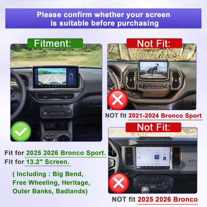 Dashboard Storage Tray for Ford Bronco Sport 2025 2026