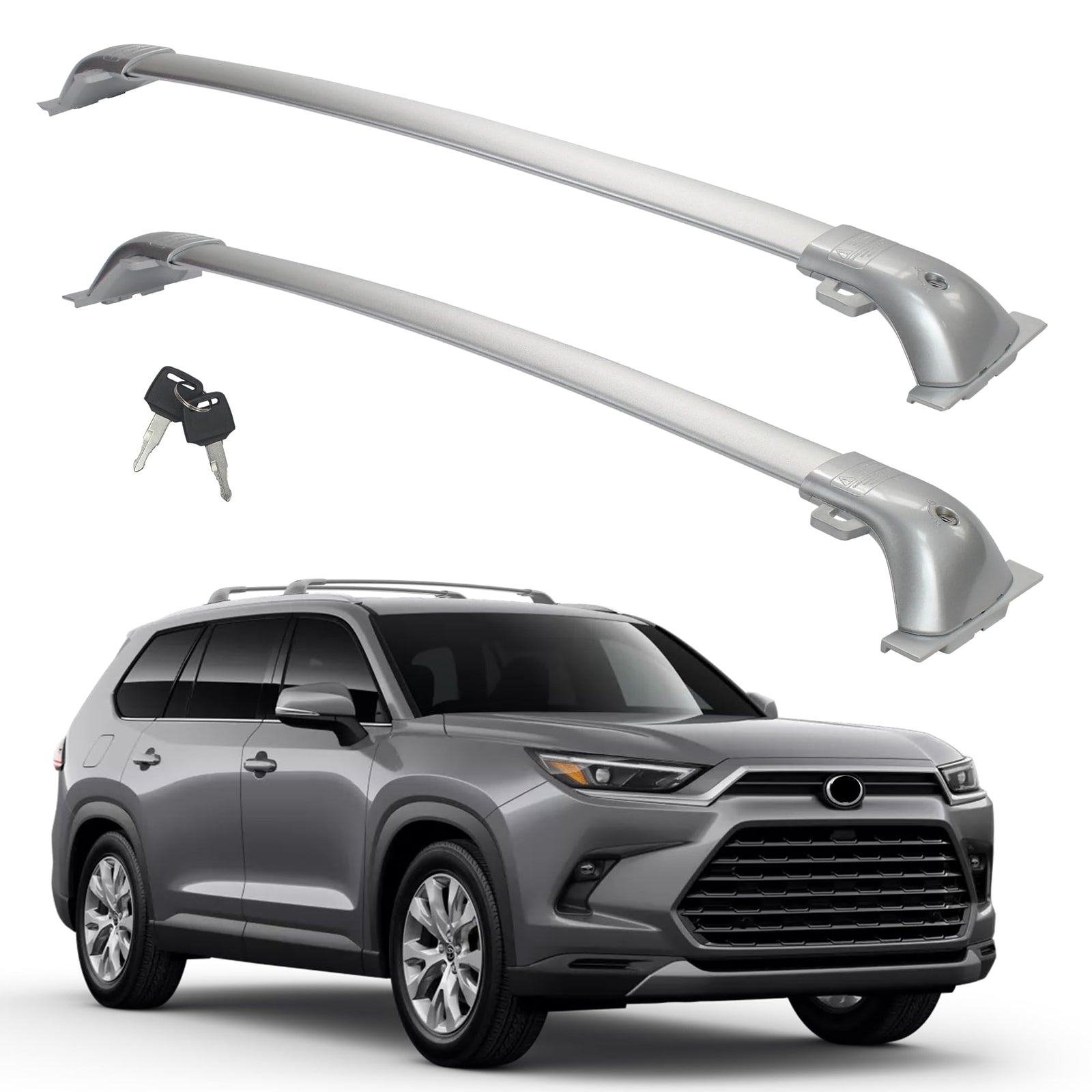 Heavy Duty Upgraded Roof Rack Crossbar Compatible with Toyota Grand Highlander Lexus TX 2024-2026