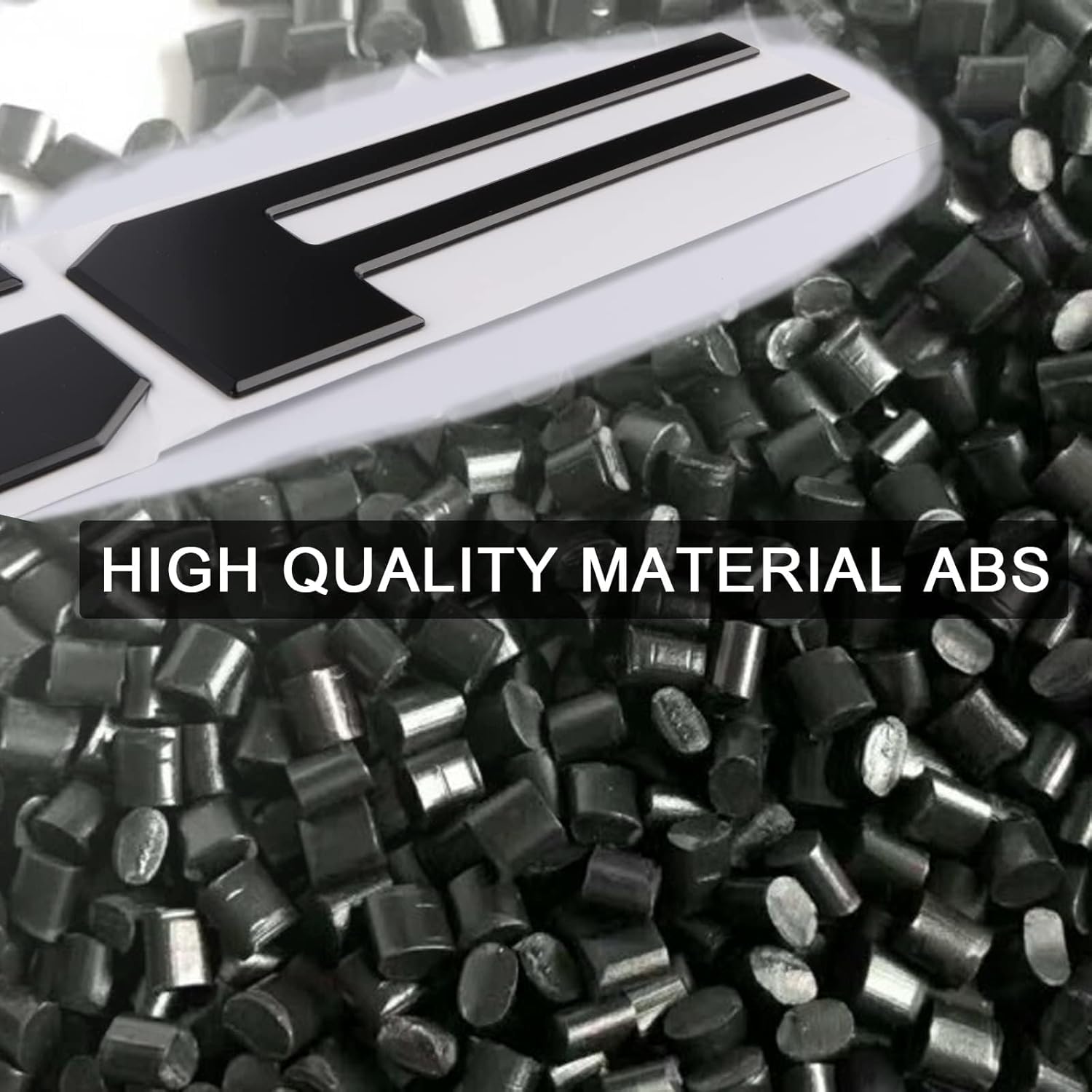 Tailgate Insert Letters Compatible with f150 2021 2022 2023 2024 3D Emblems with Strong Adhesive 250218 Matte Black