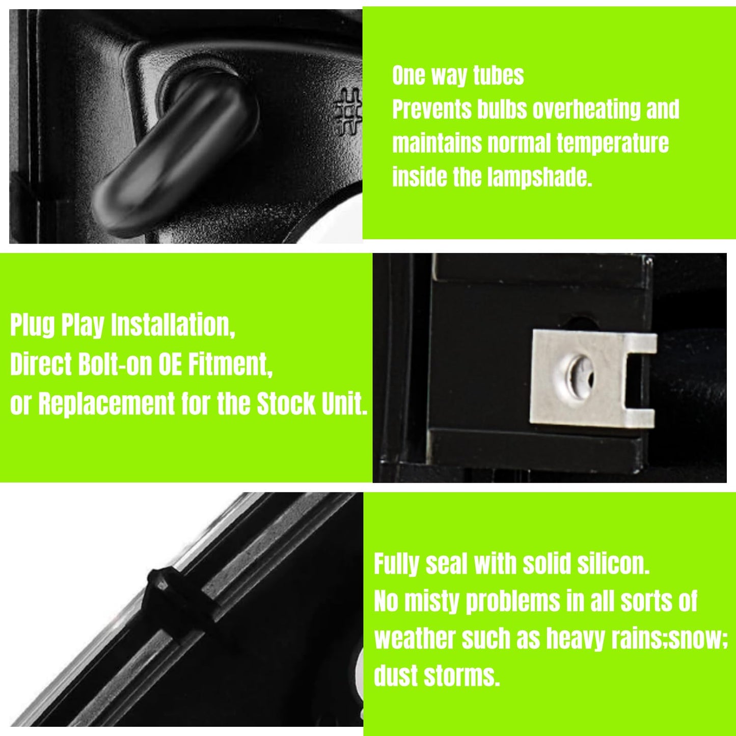 Tail Lights Fit For 1999-2006 Chevy Silverado; 1999-2006 GMC Sierra 1500 2500; 2001-2006 Chevy Silverado&GMC Sierra 1500HD 2500HD 3500; 2007 Silverado&GMC Sierra 1500 1500HD 2500HD 3500 Classic BODY