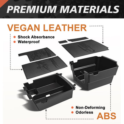 Center Console Organizer Compatible with 2025 2026 Ford Bronco (Not for 2-Door& Manual &Bronco Sport)
