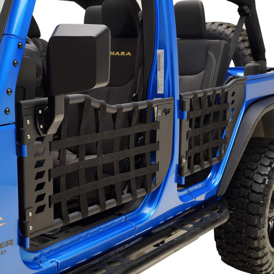 Matrix Trail Tubular Door with Side View Mirror Fit for 07-18 Wrangler JK 4 Door Only