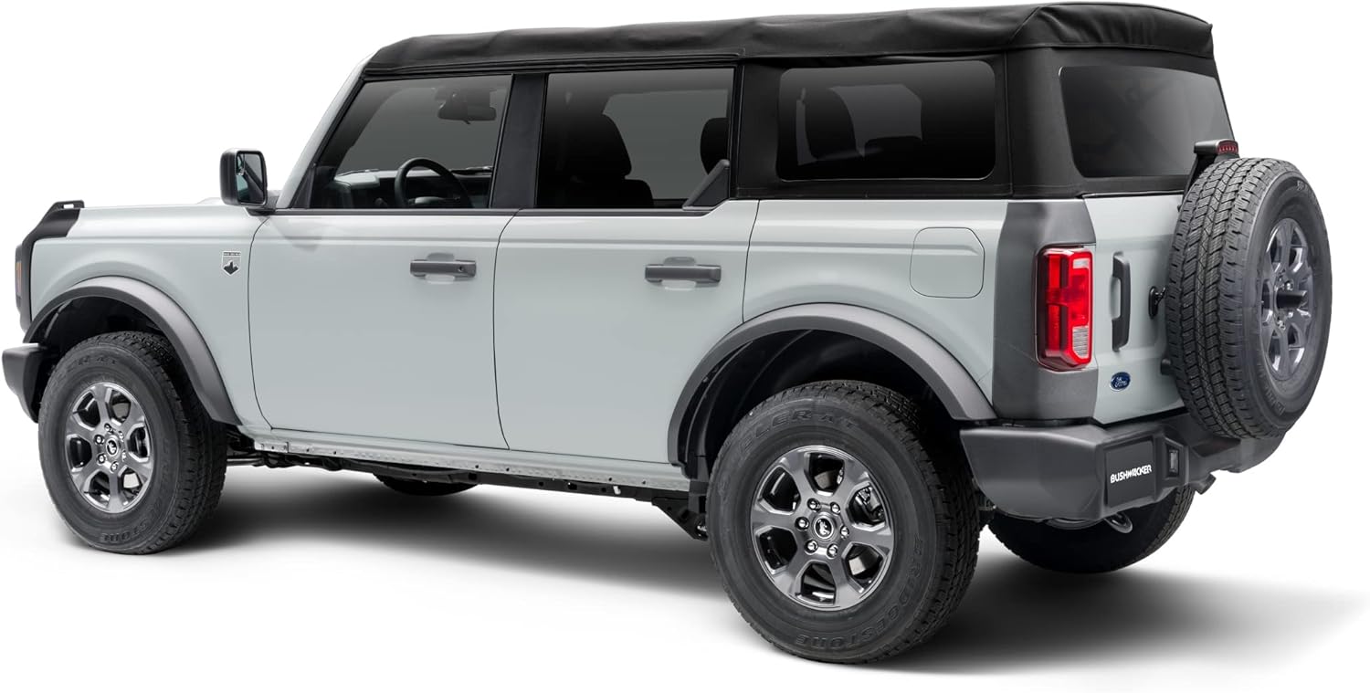 Bushwacker - Trail Armor, Rear Rear Corner Covers | Fits 2021 - 2025 Ford Bronco 2 & 4-Door, Black | 2-Pcs. 14124