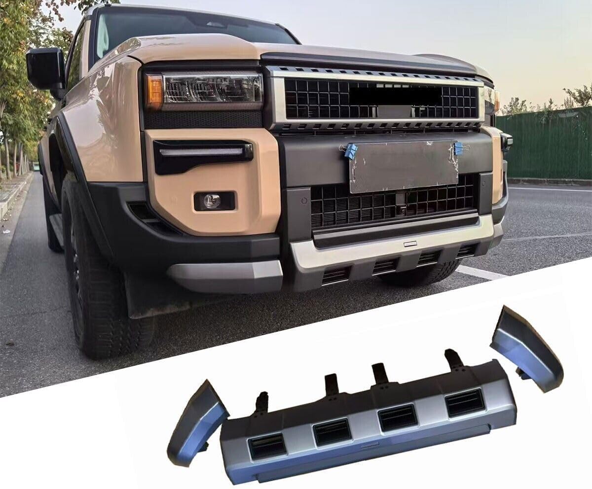 3PCS Front Bumper Kits Protect Plate fits for Land Cruiser Prado J250 2024 2025