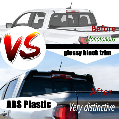 Rear Spoiler Cab Roof Wing Fit for Chevy Colorado LT/WT/ Z71/ ZR2/ Base 2015-2022