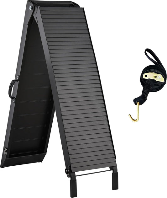 1 Pc of Motorcycle Ramp, Truck Ramp 750LBS Capacity, Ramp for Motorcycles/Dirt Bikes - OMOTOR