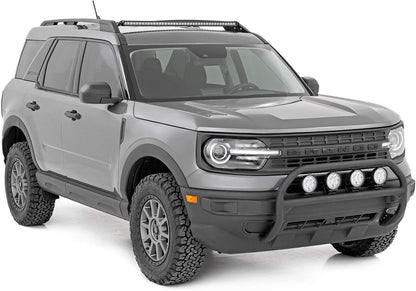 Rough Country 40" LED Light Bar Roof Rack Mount for Ford Bronco Sport (2021-2025) - 200W, 16,000 Lumen CREE LED, Spot Focus Beam
