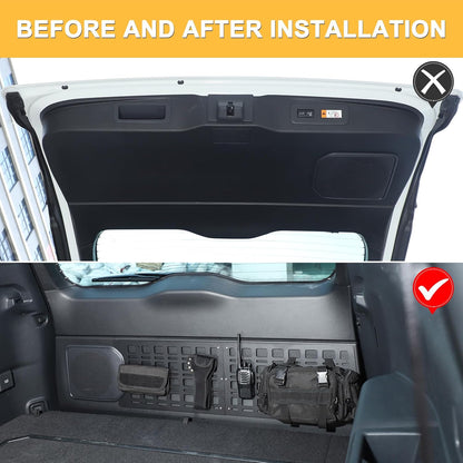 1PCS Tailgate Molle Panel Cargo Rack Compatible with Toyota Land Cruiser 250 Prado J250 LC250 2024 2025