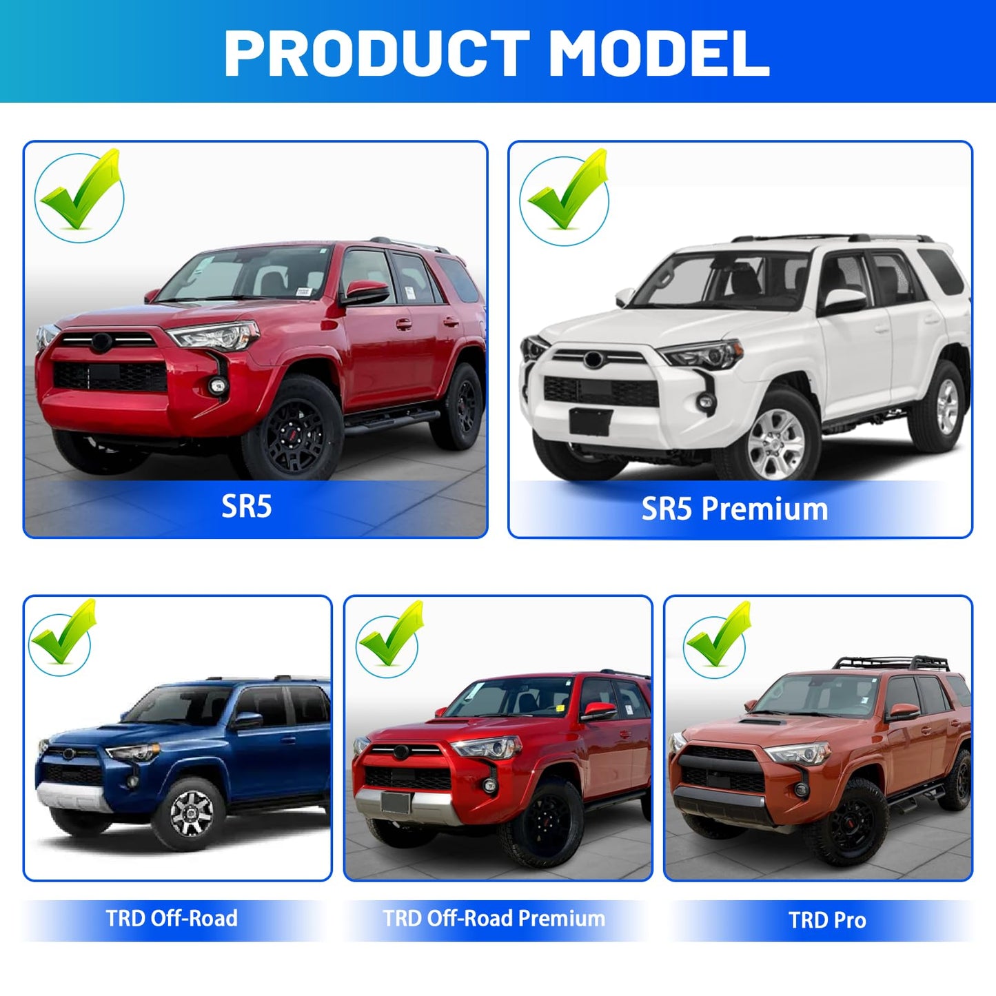 Rear Bumper Protector For Toyota 4Runner 2014-2024 (Exclude TRD Sport Limited)
