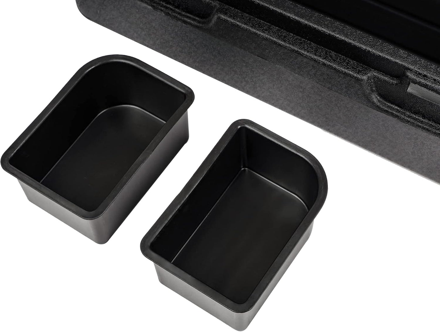 Universal ATV UTV Quad Storage Trunk Cargo Box for Front or Rear Rack All Moungting Hardware Included 30" W x 13" L x 10" H (Black)
