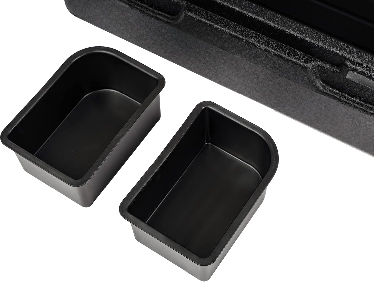 Universal ATV UTV Quad Storage Trunk Cargo Box for Front or Rear Rack All Moungting Hardware Included 30" W x 13" L x 10" H (Black)