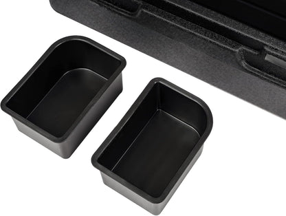 Universal ATV UTV Quad Storage Trunk Cargo Box for Front or Rear Rack All Moungting Hardware Included 30" W x 13" L x 10" H (Black)