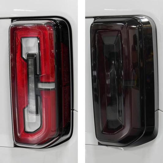 Smoked LED Tail Light Covers for Ford Bronco 2021+ 2/4 Door ( Not fit Base or Sport models)