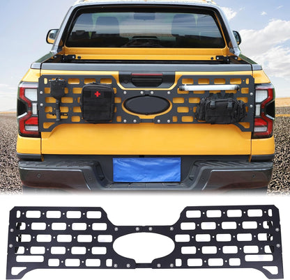 Exterior Tailgate Molle Panel Compatible with Ford Ranger 2023 2024