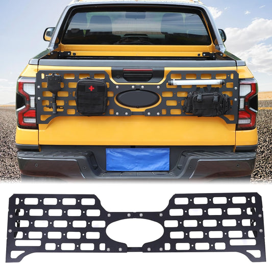 Exterior Tailgate Molle Panel Compatible with Ford Ranger 2023 2024
