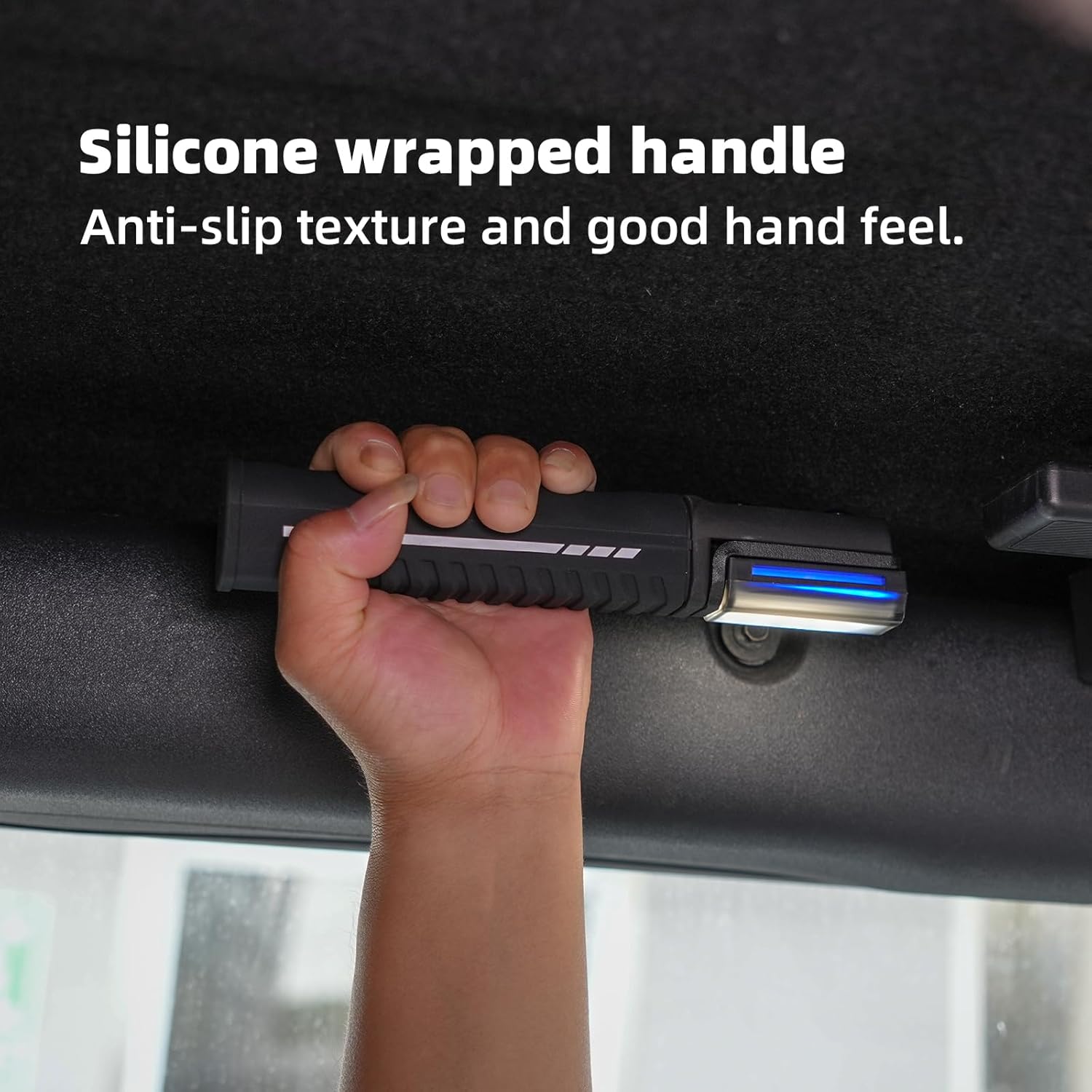 Updated Grab Handles Compatible with Ford Bronco 2024 2023 2022 2021 Front Seat 2/4 Door Soft & Hard Top, Handles Replacement for Bronco Interior Accessories(Front seat(2 Pack))