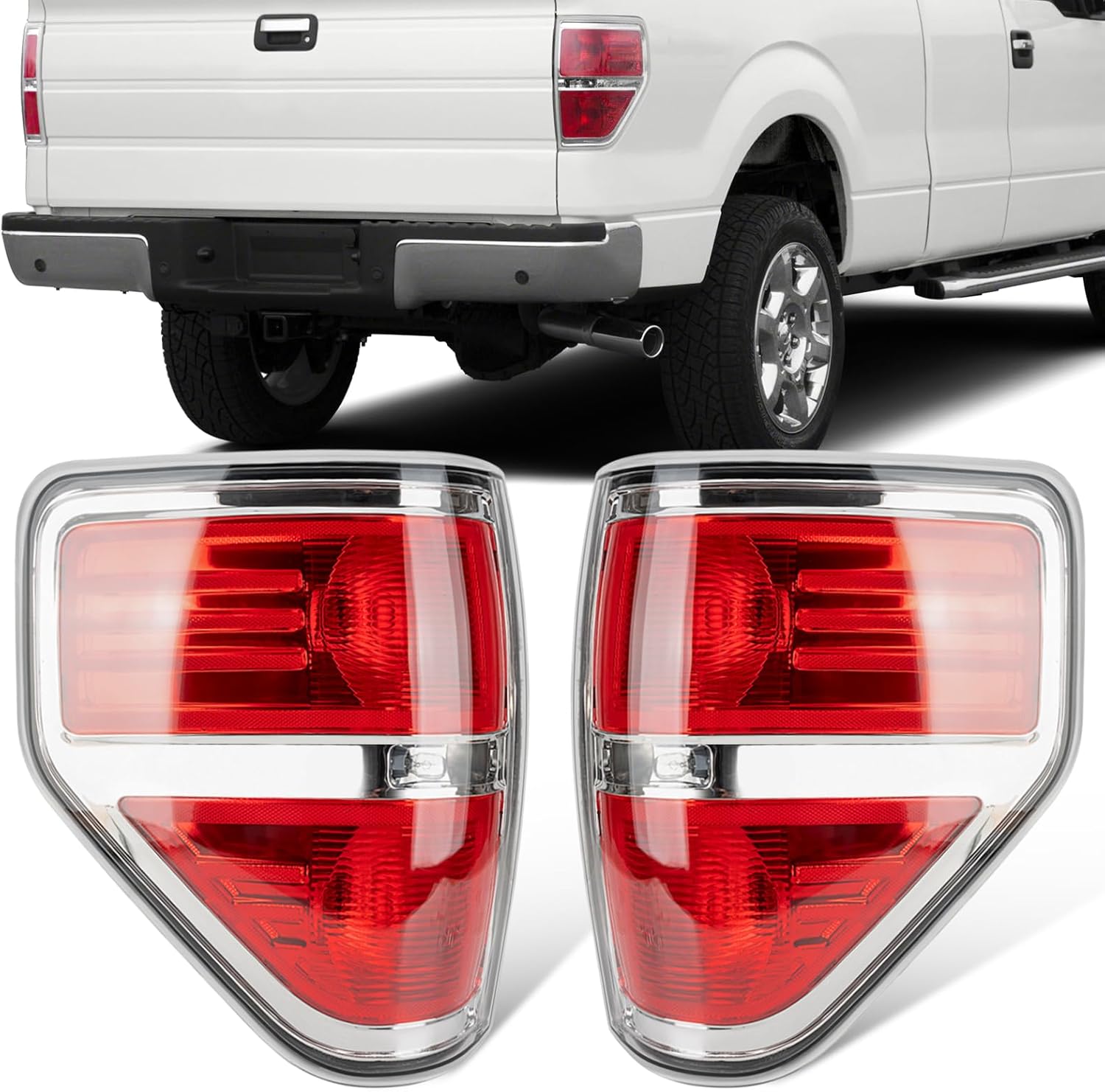Tail Lights Assembly Fit Ford F150 F-150 2009 -2014