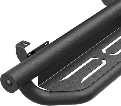 for Bronco Running Boards Side Steps Compatible with 2021 2022 2023 2024 2025 2026 Ford Bronco 4 Doors (Not for Sport Model), Two Stairs Design Heavy-Duty Nerf Bars Step Plates Rock Sliders Rail