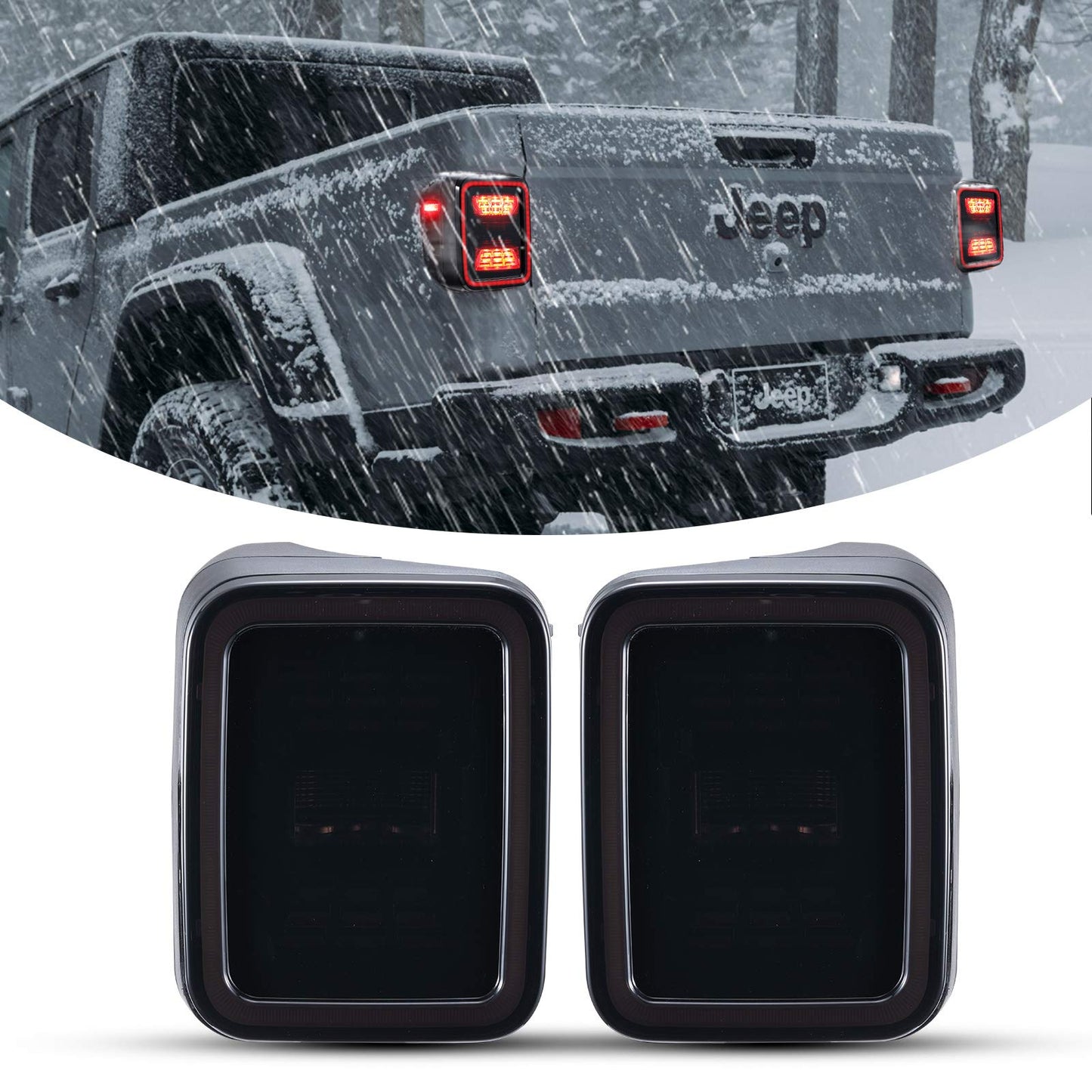 LED Tail Lights for 2020-2026 Jeep Gladiator JT
