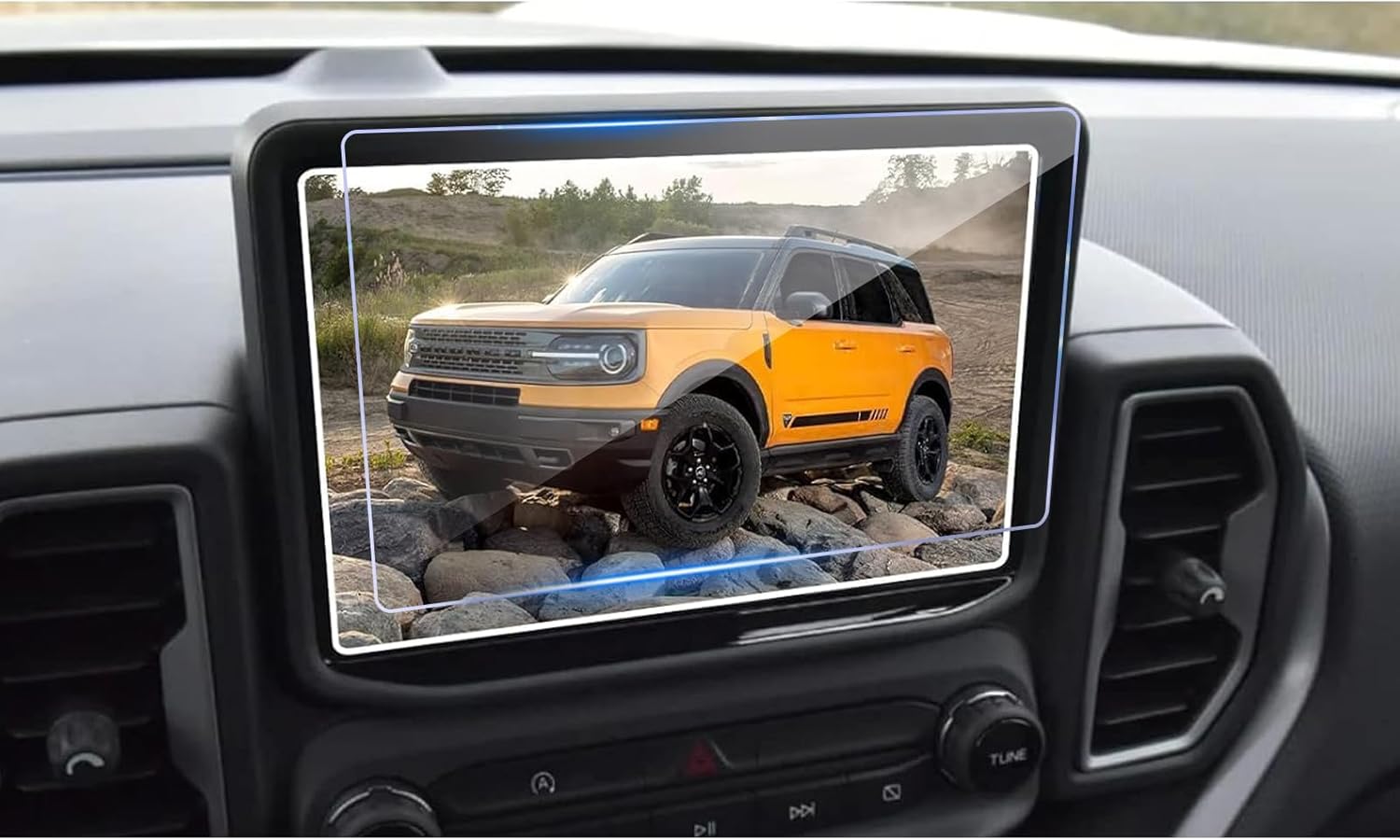 9H Hardness Tempered Glass Screen Protector for Ford Bronco Sport 2021-2024