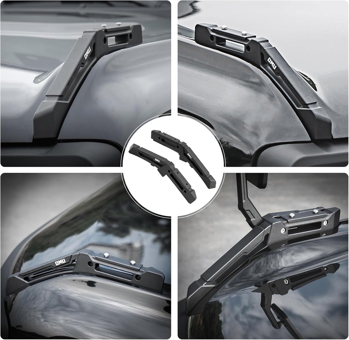 Aluminum Limb Riser Engine Hood Trail Sights Compatible with 2021 - 2024 Ford Bronco