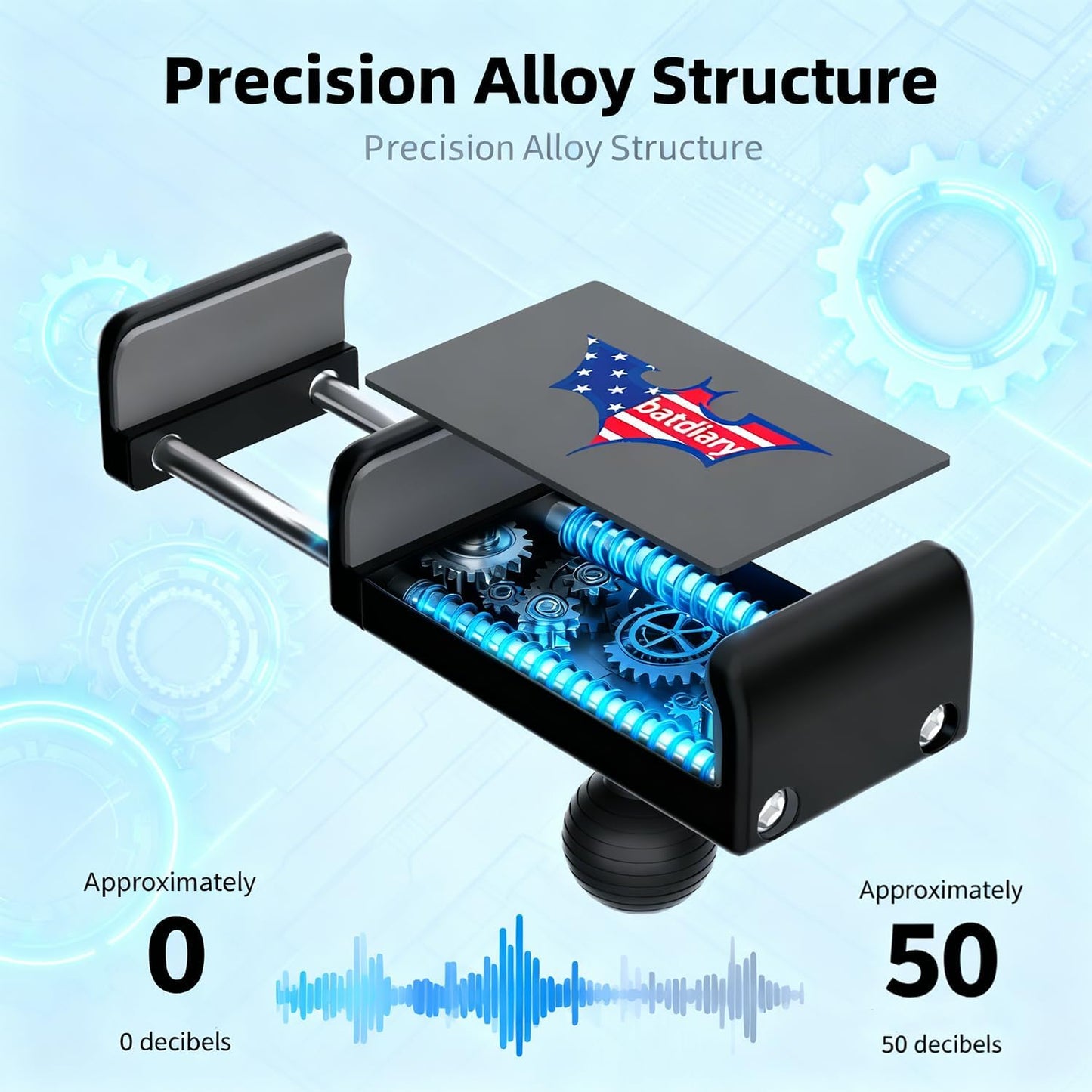 Aluminum Phone Mount for Toyota Land Cruiser 250 2024-2025 for iPhone 16/15 Pro Max, Galaxy S24