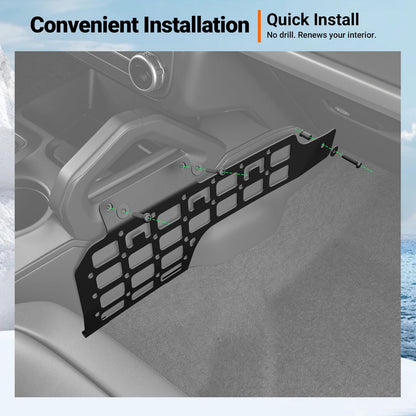 Passenger Side Molle Panel Compatible with 2021-2025 Ford Bronco 2/4 Door