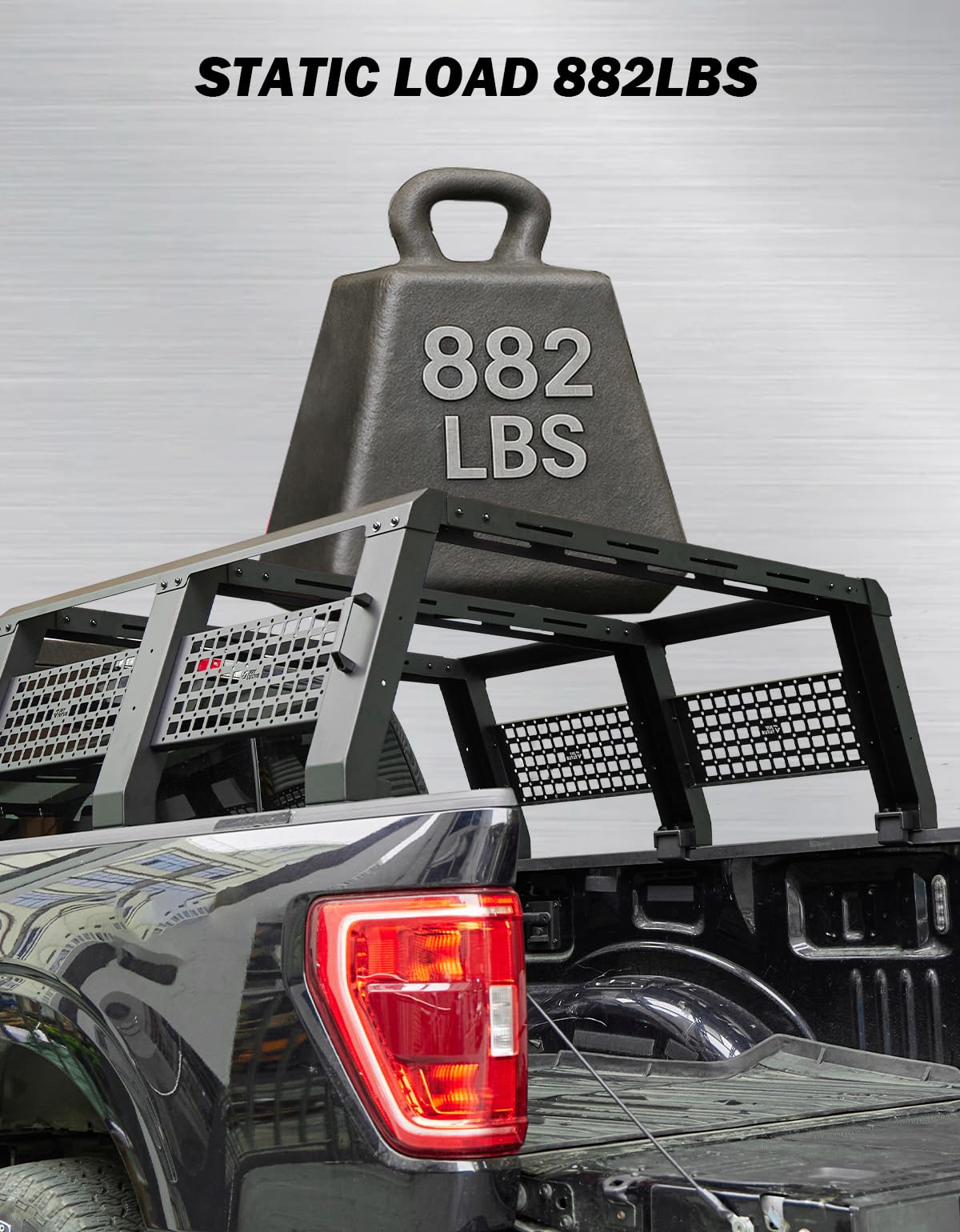 Overland Full Size Truck Bed Rack for Trucks Compatible with F150 F250 F350 Silverado Sierra Ram