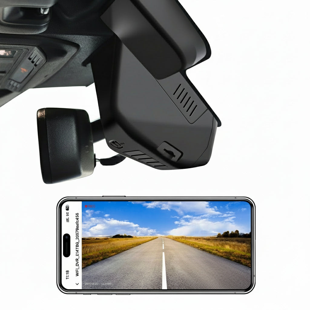 4K Dash Cam Fit for Ford Bronco 2021 2022 2023 2024(Model A), Does Not Fit Ford Bronco Sport, WiFi & App, 64GB Card