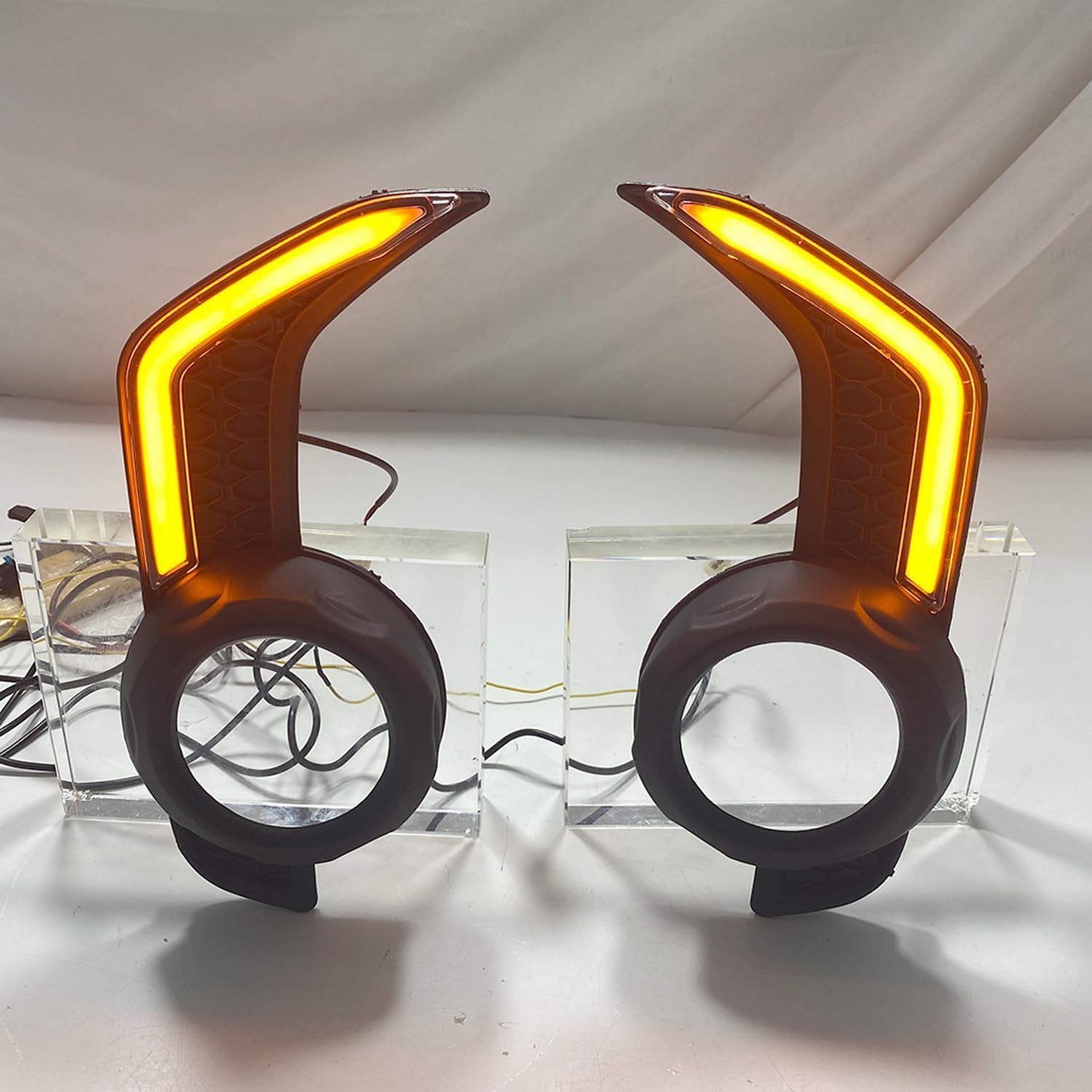 HIGH FLYING for Toyota 4Runner 2014-2024 Car Accessories LED Fog Light Day Lights DRL Daytime Running Lights 2PCS of A Kit, NOT Fit Limited (Amber Lighted Only)