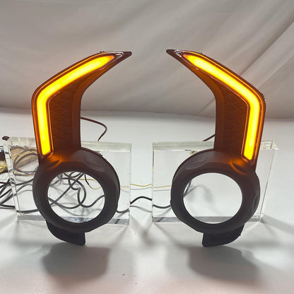 HIGH FLYING for Toyota 4Runner 2014-2024 Car Accessories LED Fog Light Day Lights DRL Daytime Running Lights 2PCS of A Kit, NOT Fit Limited (Amber Lighted Only)