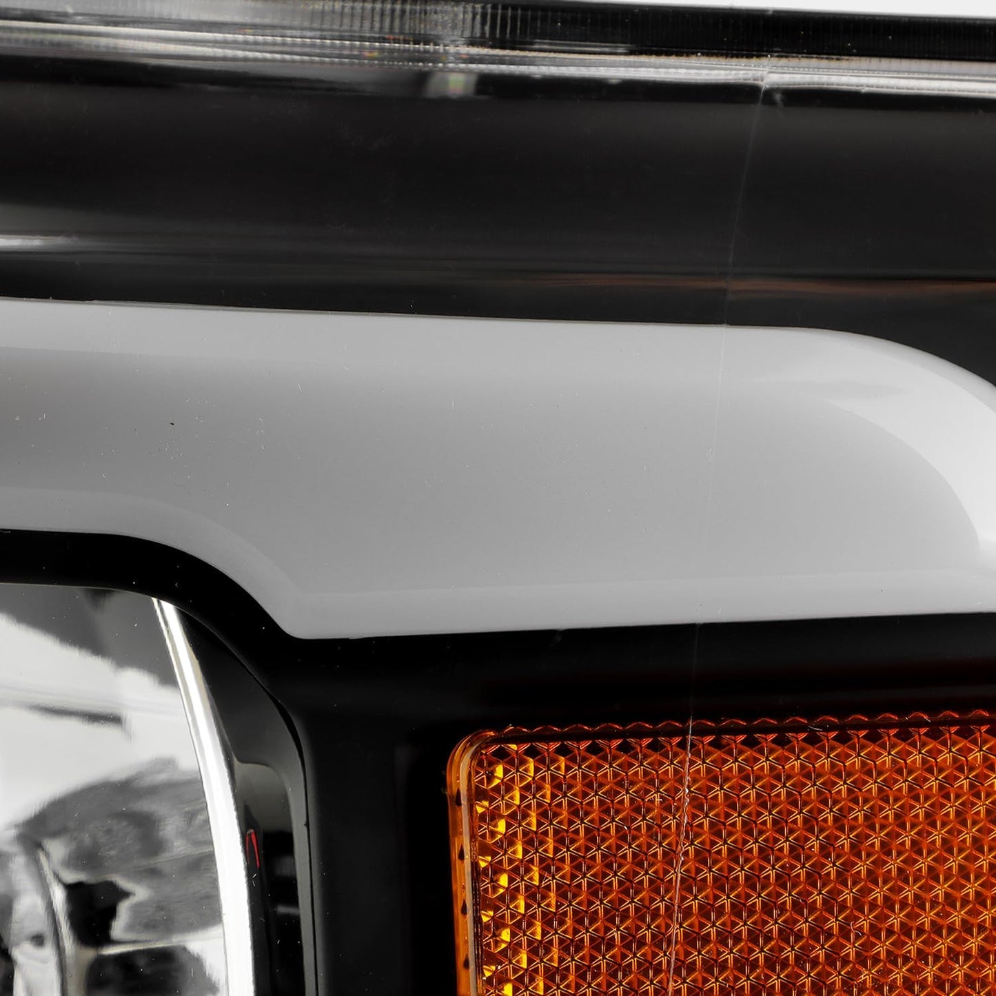 AKKON - Fits 2014-2020 Toyota Tundra Pickup Black Headlights Pair Driver & Passenger w/LED Tube DRL Running Light