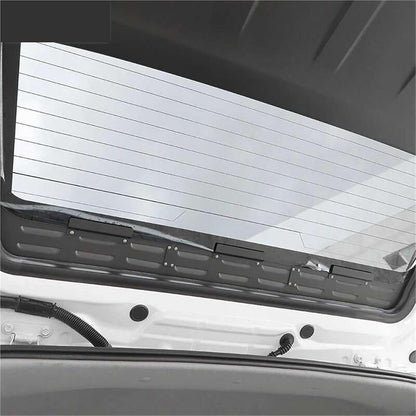 JeCar Aluminum Rear Door Vent Louver Cover Compatible with 4Runner 2010 Up Trunk Exhaust Opening Air Outlet Panel Car Exterior Accessories
