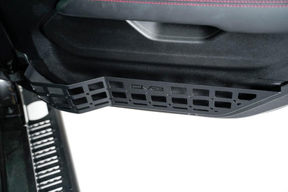 DV8 Offroad Front Door Pocket Molle Panels for The 2018-2025 Jeep Wrangler JL & 2020-2025 Jeep Gladiator JT | Rigid Steel Design Replaces The Weak Saggy Net