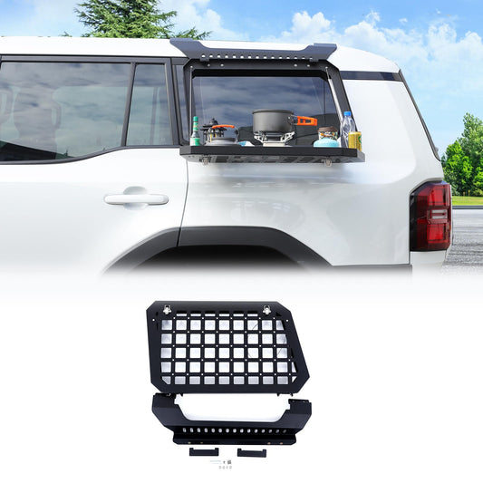 Rear Side Window Storage Molle Panel Compatible with Toyota Land Cruiser Prado 250 J250 LC250 2024 2025