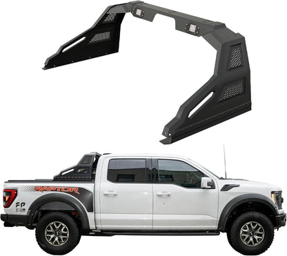 VANGUARD VGRB-2265BK Black RL-B Bed Bar Roll Bar | Compatible with 07-25 Chevrolet Silverado 1500/07-25 Dodge Ram 1500/04-25 Ford F-150/07-25 GMC Sierra 1500/07-25 Ram 1500/07-25 Toyota Tundra