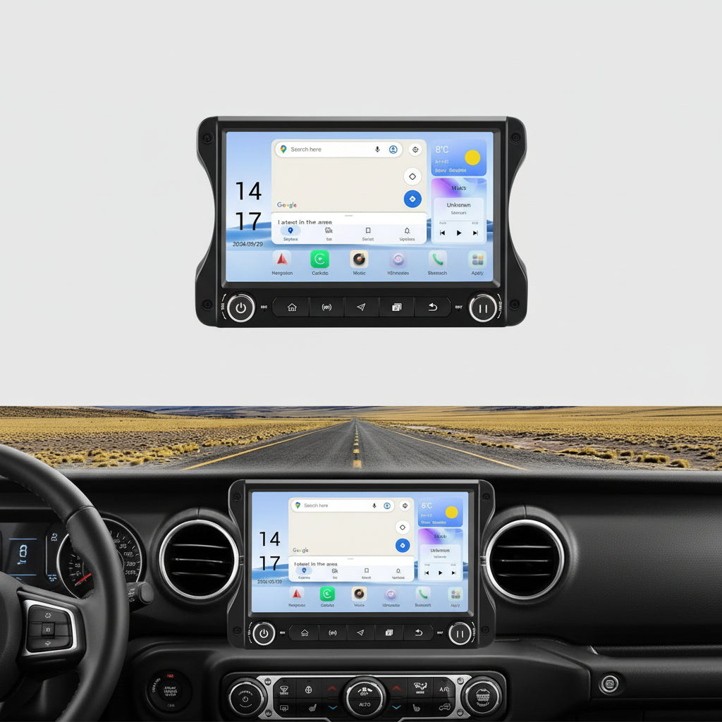 Car Stereo [4GB+64GB] for Jeep Wrangler JL & Gladiator JT 2018-2022, 10 inch Touch Screen Android 13 Radio with Wireless Carplay & Android Auto, GPS/FM/5G WiFi/USB/Bluetooth 5.0/4G LTE