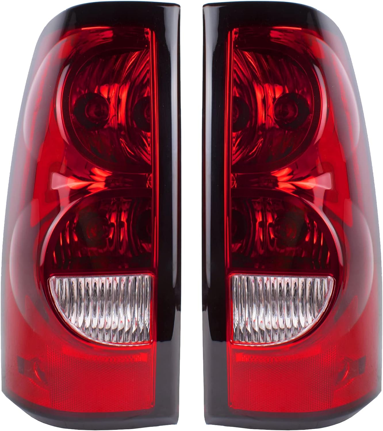 Tail Light for 2003-2006 Chevy Silverado 1500/2500/3500 – Left & Right, Includes Bulb & Wiring Harness