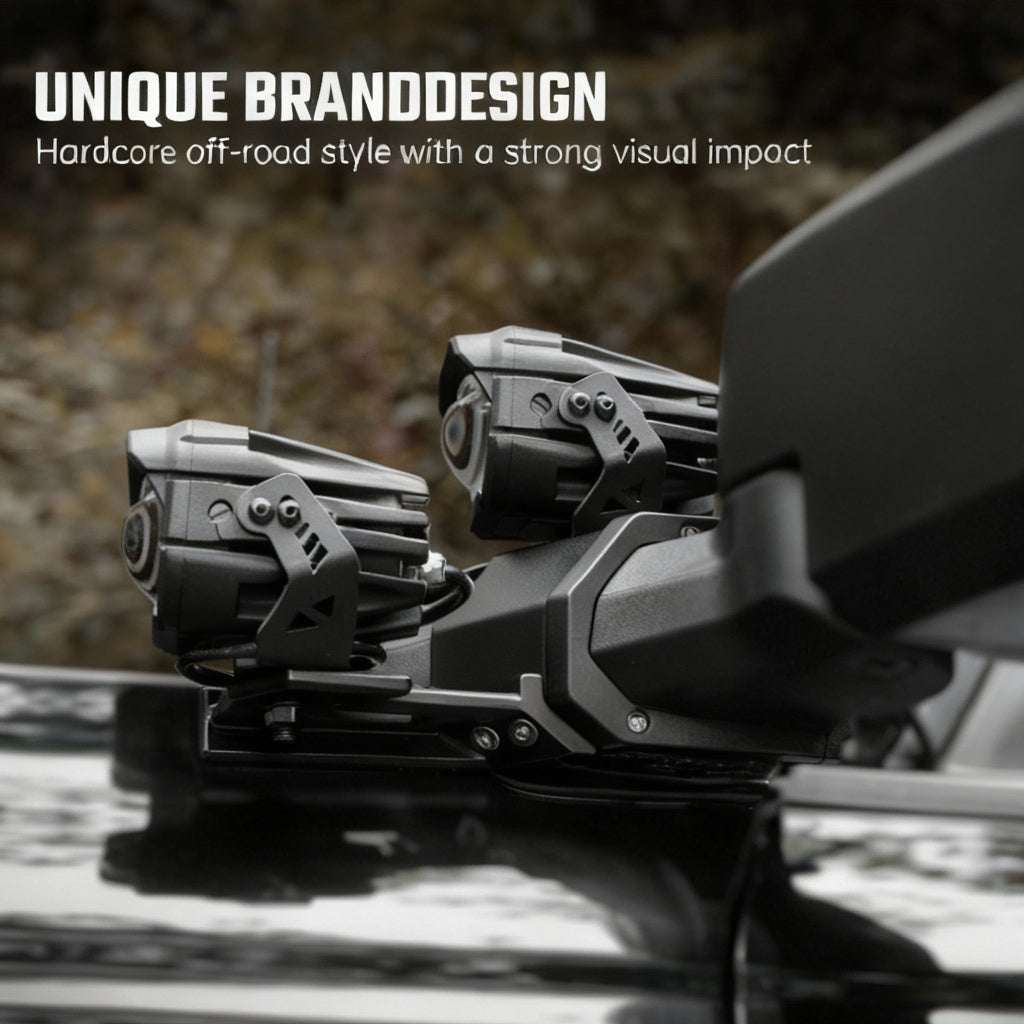 Aluminum A-Pillar Light System Mount For Ford Bronco 2021+(Not fit for Ford Bronco Sport)