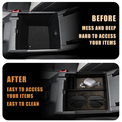 Center Console Organizer Compatible with 2025 2026 Ford Bronco (Not for 2-Door& Manual &Bronco Sport)