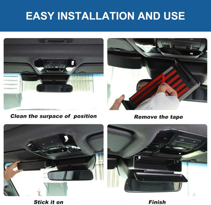 Inner Rearview Mirror Storage Box Compatible with Toyota Land Cruiser 250 Prado LC250 J250 2024 - 2026