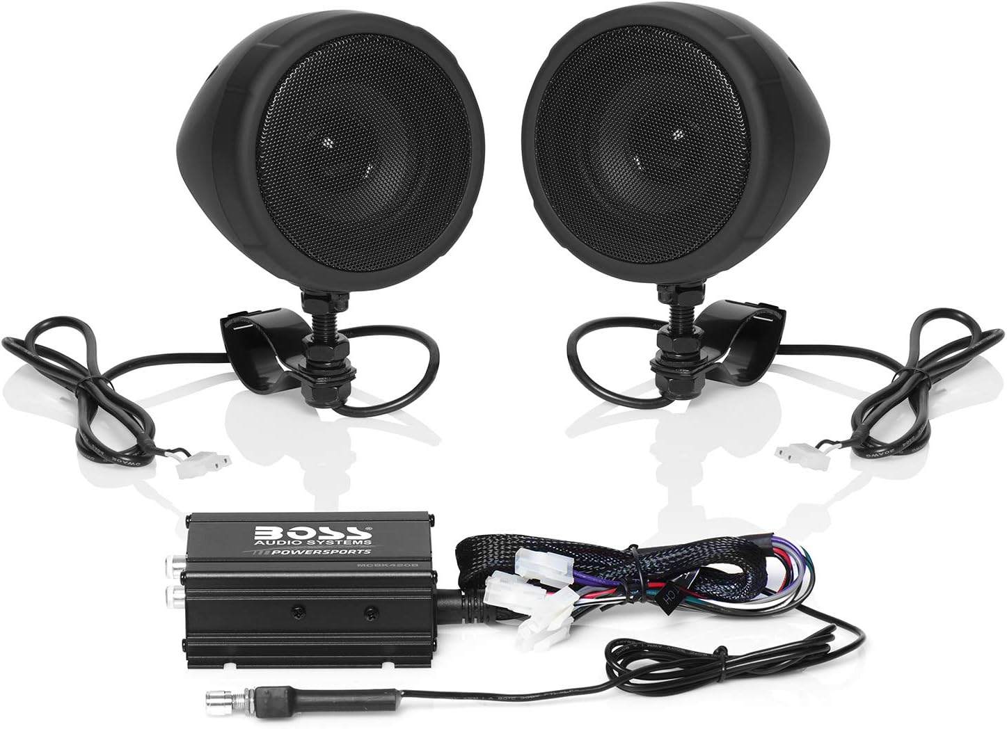 Audio Systems Bluetooth Speaker System - Class D Compact Amplifier For Use with ATVs/Motorcycles