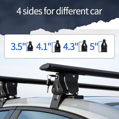 Without Roof Rail Rack Lockable Roof Rack Cross Bars Fit for Dodge Durango 2011-2024 2025 Crossbars Rooftop Luggage Cargo Carrier