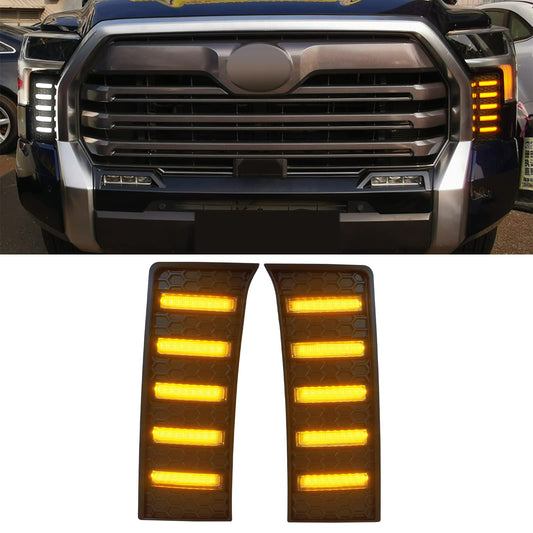 LED Daytime Running Lights For Toyota tundra CrewMax SR SR5 Limited 2022 - 2024