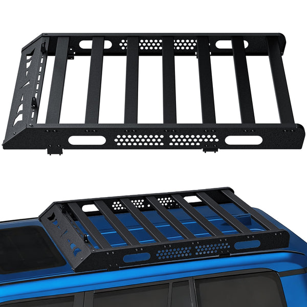 Heavy Duty Aluminum Roof Rack Cargo Platform for Toyota Land Cruiser — OMOTOR