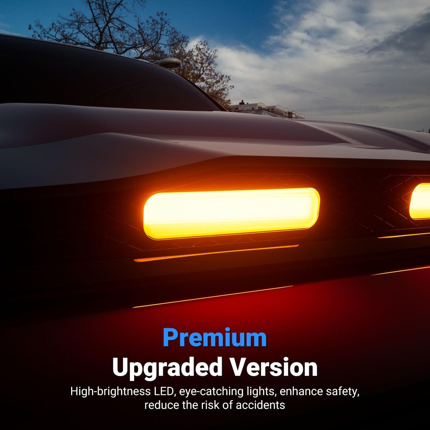 Hood Protector with LED Light Compatible with 2019-2026 Dodge RAM 1500