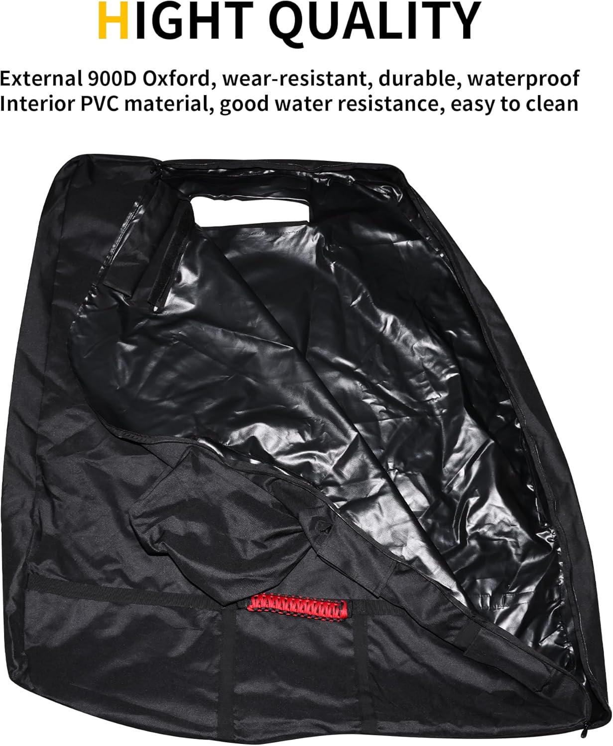 Door Storage Bags Compatible with 1976-2025 Jeep Wrangler YJ TJ JK JL 4XE Gladiator JT Accessories Car Doors Storage Cover with Hangers Design, Hinges Cut, Mirror Organizer Bag, Handles, 2 Pack