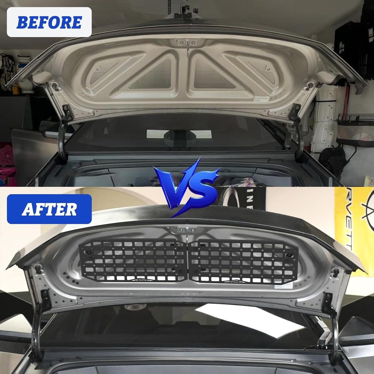 Aluminum Front Trunk Molle Panels for Tesla Cybertruck 2024 - 2026