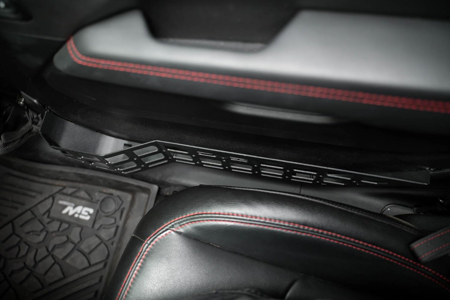 DV8 Offroad Front Door Pocket Molle Panels for The 2018-2025 Jeep Wrangler JL & 2020-2025 Jeep Gladiator JT | Rigid Steel Design Replaces The Weak Saggy Net